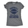 Womens Football Is My Favorite Season Tshirt Funny Big Game Sunday Graphic Novelty Tee