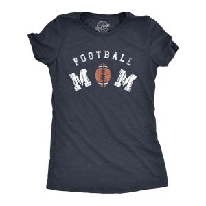 Womens Football Mom T Shirt Funny Cool Mothers Day Gift Foot Ball Lover Novelty Tee For Ladies Womens Football Mom T Shirt Funny Cool Mothers Day Gift Foot Ball Lover Novelty Tee For Ladies