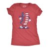 Womens Fourth Of July Hotdog T Shirt Funny Patriotic Cookout Grilling Tee For Ladies