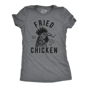 Womens Fried Chicken Tshirt Funny 420 Marijuana Graphic Novelty Tee Womens Fried Chicken Tshirt Funny 420 Marijuana Graphic Novelty Tee