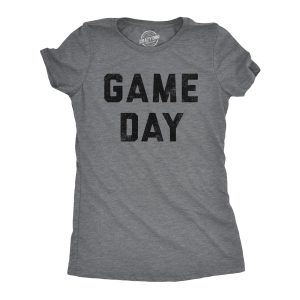 Womens Game Day Tshirt Funny Football Sunday Big Game Sports Graphic Tee Womens Game Day Tshirt Funny Football Sunday Big Game Sports Graphic Tee