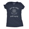 Womens Give The World Good Energy Tshirt Cute Positivitey Novelty Graphic Tee