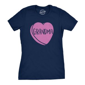 Womens Grandma Candy Heart Funny Family Relationship Valentines Day T shirt 3 Womens Grandma Candy Heart Funny Family Relationship Valentines Day T shirt 4