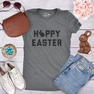 Womens Happy Easter T shirt Funny Bunny Graphic Cool Tee For Egg Basket Hunt 2 Womens Happy Easter T shirt Funny Bunny Graphic Cool Tee For Egg Basket Hunt 3