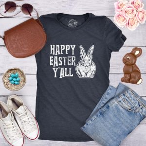 Womens Happy Easter Yall T shirt Funny Bunny Saying Egg Hunt Basket Gift for Her 2 Womens Happy Easter Yall T shirt Funny Bunny Saying Egg Hunt Basket Gift for Her 3