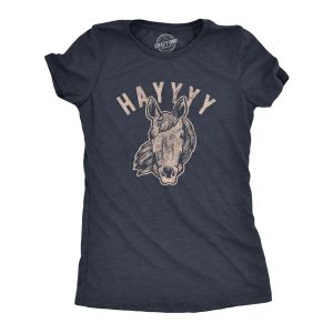 Womens Hayyy Tshirt Funny Hay Is For Horses Hello Sarcastic Hilarious Graphic Novelty Tee Womens Hayyy Tshirt Funny Hay Is For Horses Hello Sarcastic Hilarious Graphic Novelty Tee