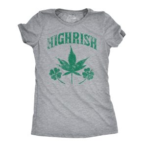 Womens Highrish Funny Irish Saint Patricks Day Lucky Clover Shamrock T Shirt Womens Highrish Funny Irish Saint Patricks Day Lucky Clover Shamrock T Shirt