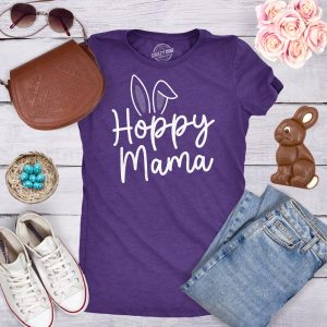 Womens Hoppy Momma Tshirt Cute Easter Sunday Cute Bunny Ears Tee For Mom 2 Womens Hoppy Momma Tshirt Cute Easter Sunday Cute Bunny Ears Tee For Mom 3