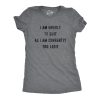 Womens I Am Unable To Quit As I Am Currently Too Legit Tshirt Funny Song Sarcastic Graphic Tee