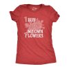 Womens I Buy My Own Flowers T Shirt Funny Valentines Day Gift Tee For Ladies