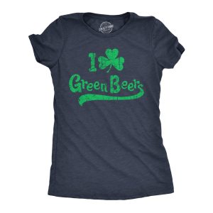 Womens I Clover Green Beers T Shirt Funny Saint Patricks Day Patty Drinking Tee Womens I Clover Green Beers T Shirt Funny Saint Patricks Day Patty Drinking Tee