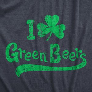 Womens I Clover Green Beers T Shirt Funny Saint Patricks Day Patty Drinking Tee