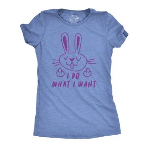 Womens I Do What I Want Tshirt Funny Easter Bunny Middle Finger Holiday Tee Womens I Do What I Want Tshirt Funny Easter Bunny Middle Finger Holiday Tee