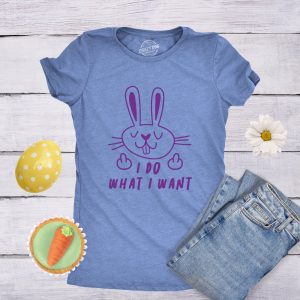 Womens I Do What I Want Tshirt Funny Easter Bunny Middle Finger Holiday Tee 2 Womens I Do What I Want Tshirt Funny Easter Bunny Middle Finger Holiday Tee 3