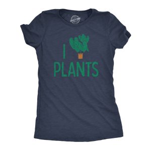 Womens I Heart Plants T Shirt Funny Cute Botany Horticulture Tee For Ladies Womens I Heart Plants T Shirt Funny Cute Botany Horticulture Tee For Ladies