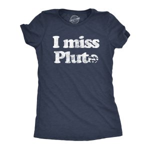 Womens I Miss Pluto Tshirt Funny Solar System Science Planets Graphic Novelty Tee Womens I Miss Pluto Tshirt Funny Solar System Science Planets Graphic Novelty Tee