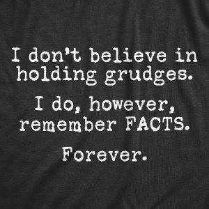 Womens I Remember Facts Forever Tshirt Funny Sarcastic Novelty Graphic Tee