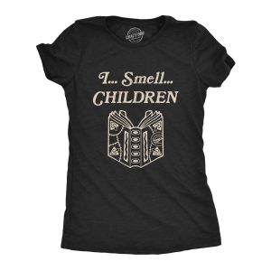 Womens I Smell Children Tshirt Funny Magic Halloween Spooky Graphic Novelty Tee Womens I Smell Children Tshirt Funny Magic Halloween Spooky Graphic Novelty Tee