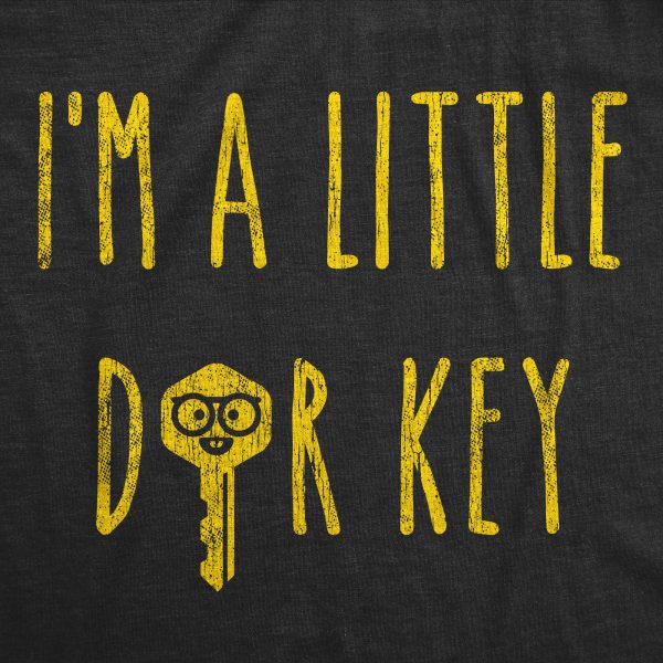Womens Im A Little Door Key T shirt Funny Dorky Humor Nerdy Graphic Novelty Tee