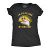 Womens Im Fulfilling My Destiny T Shirt Funny Sarcastic Taco Tee Hilarious Humor Gag Gift