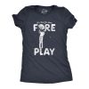 Womens It’s Time For Some Foreplay Tshirt Funny Golf Sexual Innuendo Graphic Tee