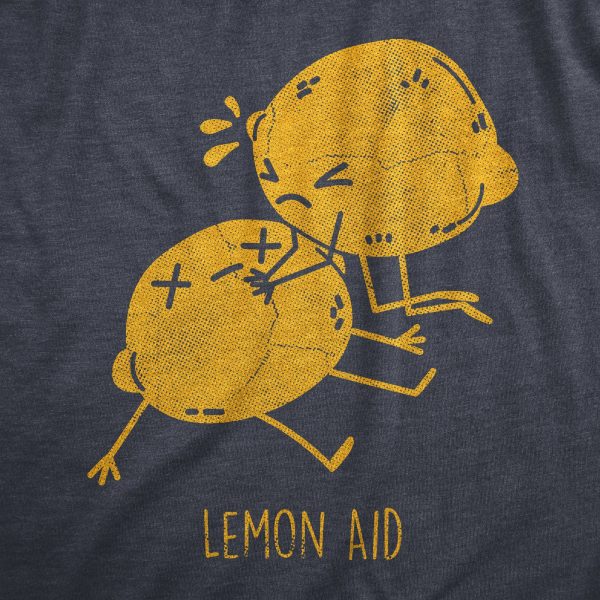 Womens Lemon Aid T Shirt Funny First Aid Lemons CPR Joke Tee For Ladies