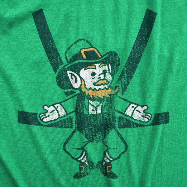Womens Leprechaun Baby Harness T Shirt Funny Sarcastic Saint Patricks Day Child Carrier Novelty Tee For Ladies