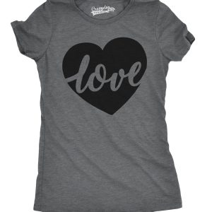 Womens Love Script Heart Cute Relationship T shirt for Ladies 3 Womens Love Script Heart Cute Relationship T shirt for Ladies 4