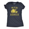 Womens Main Squeeze T Shirt Funny Best Friend Lemon Joke Tee For Ladies