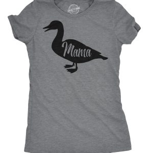 Womens Mama Duck T Shirt Cute Bird mom gift for Pet Owner or Lover
