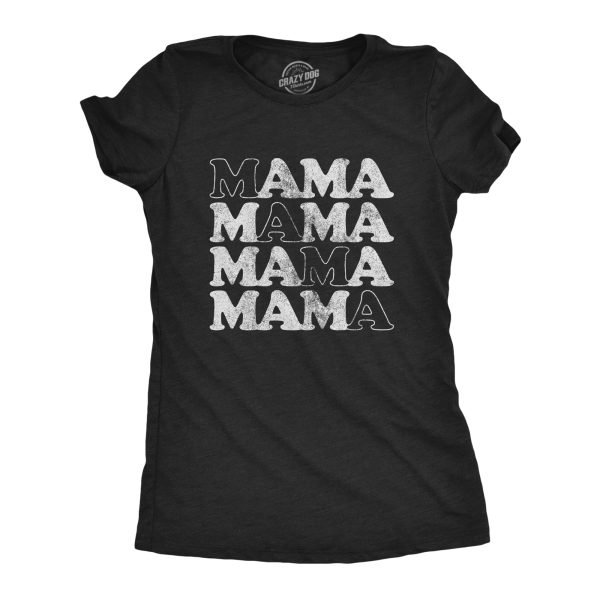 Womens Mama Tshirt Funny Mother’s Day Mommy Graphic Mum Novelty Tee