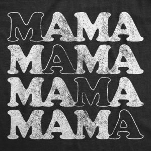Womens Mama Tshirt Funny Mother’s Day Mommy Graphic Mum Novelty Tee