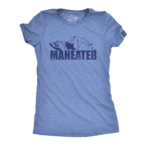 Womens Maneater T Shirt Funny Sexy Dangerous Shark Joke Tee For Ladies Womens Maneater T Shirt Funny Sexy Dangerous Shark Joke Tee For Ladies