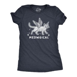 Womens Meowgical Tshirt Funny Magical Cat Unicorn Pet Kitty Lover Graphic Tee Womens Meowgical Tshirt Funny Magical Cat Unicorn Pet Kitty Lover Graphic Tee