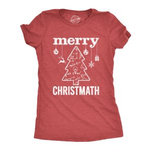 Womens Merry Christmath Tshirt Funny Christmas Tree Holiday Math Graphic Tee 2 Womens Merry Christmath Tshirt Funny Christmas Tree Holiday Math Graphic Tee 3