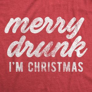 Womens Merry Drunk I'm Christmas Tshirt Funny Holiday Season Xmas Graphic Novelty Tee 5 Womens Merry Drunk Im Christmas Tshirt Funny Holiday Season Xmas Graphic Novelty Tee 6