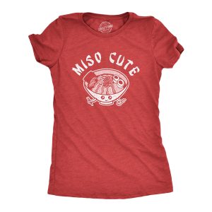 Womens Miso Cute Funny Saying Cool Graphic Design Fun Novelty Tee For Ladies Womens Miso Cute Funny Saying Cool Graphic Design Fun Novelty Tee For Ladies