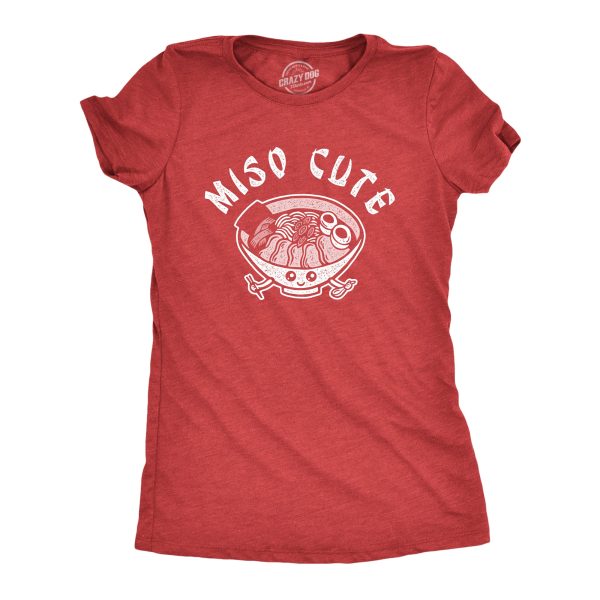 Womens Miso Cute Funny Saying Cool Graphic Design Fun Novelty Tee For Ladies