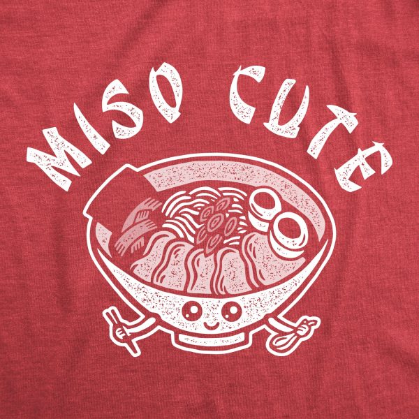 Womens Miso Cute Funny Saying Cool Graphic Design Fun Novelty Tee For Ladies