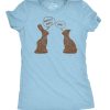 Womens My Butt Hurts T Shirt Funny Easter Egg Chocolate Bunny Sarcastic Gift Tee