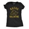 Womens Nacho Valentine Tshirt Funny Cheesy Valentines Day Tee