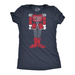 Womens Nutcracker Body T Shirt Funny Xmas Party Figurine Doll Tee For Ladies Womens Nutcracker Body T Shirt Funny Xmas Party Figurine Doll Tee For Ladies
