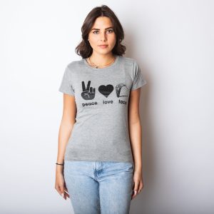 Womens Peace Love Tacos T shirt Funny Saying Cute Graphic Vintage Ladies Design