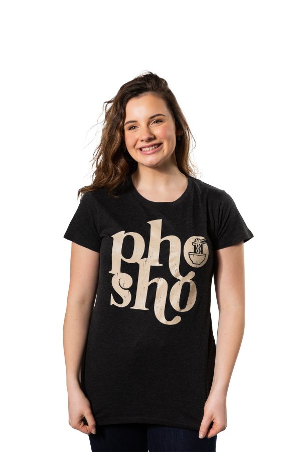 Womens Pho Sho Tshirt Funny For Sure Vietnamese Soup Graphic Noodles Novelty Tee