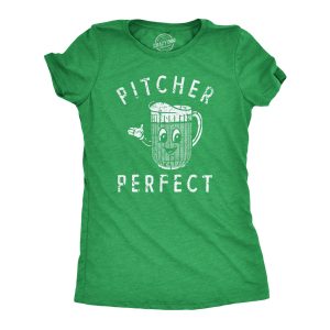 Womens Pitcher Perfect T Shirt Funny Beer Drinking Lovers Jug Tee For Ladies Womens Pitcher Perfect T Shirt Funny Beer Drinking Lovers Jug Tee For Ladies