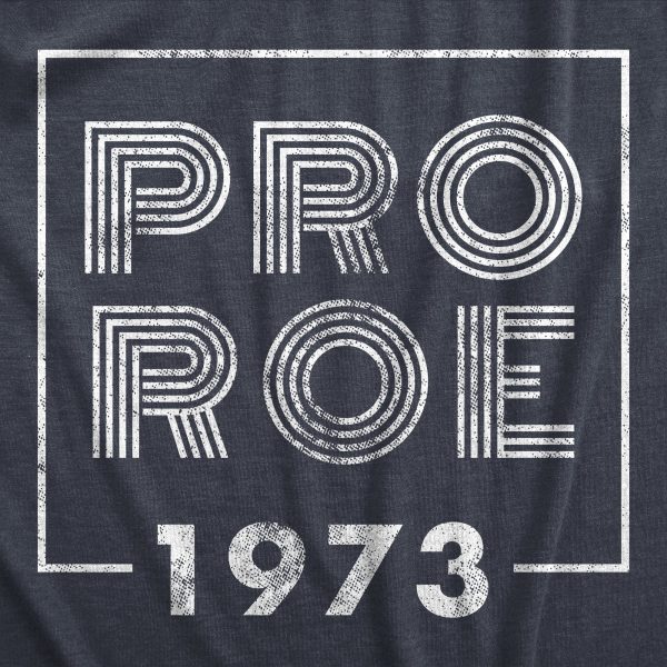 Womens Pro Roe 1973 T Shirt Roe V Wade Womens Rights Protest Tee For Ladies