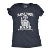 Womens Raise Your Hand If It’s Your Birthday Tshirt Funny Jesus Christmas Graphic Tee