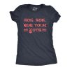 Womens Roe Roe Roe Your Vote T Shirt Awesome Womens Rights Row V Wade Graphic Tee For Ladies