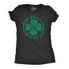 Womens Rub Me For Luck T Shirt Funny Saint Patricks Day Shamrock St Patty Tee