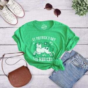 Womens Saint Patricks Day Is Magical T Shirt St Funny Leprechaun Unicorn Shirt 2 Womens Saint Patricks Day Is Magical T Shirt St Funny Leprechaun Unicorn Shirt 3